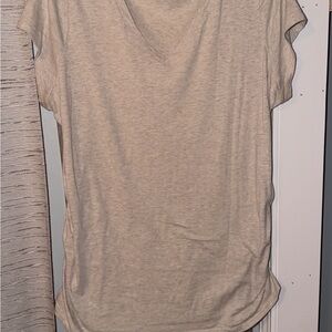 Liz Lange for Target Cream V-Neck Blouse